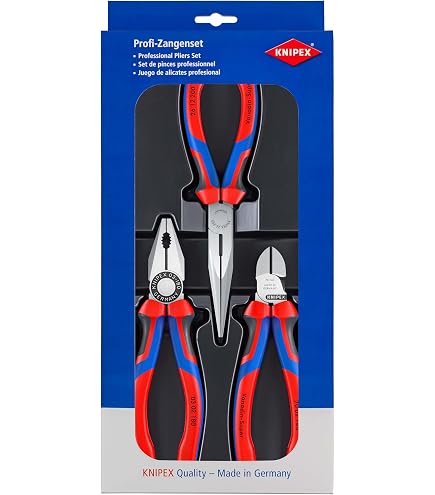 Pince Demi-ronde Knipex Avec Tranchant - 200 Mm - Noire Atramentisée - Œillet Pour Antichute - 26 22 200 T