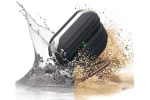 elago Wodoszczelne etui kompatybilne z Apple AirPods Pro 2 (2022) i 1 etui - idealne uszczelnienie, pyłoszczelne, odporne na uderzenia etui ochronne [przetestowane dopasowanie] (czarne)