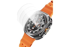Sinoacc 4-Stück Panzerglas Kompatibel mit Galaxy Watch Ultra (2025/2024) / Galaxy Watch 6 Classic (47mm), 47mm Displayschutz Panzerfolie Schutzglas Für Samsung Ultra Uhr
