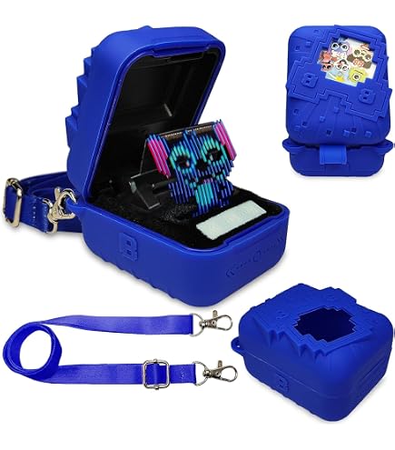 Caseroxx Schutztasche Für Bitzee Digital Haustier – Mit Reißverschluss Und Netztasche, Robustes EVA-Material