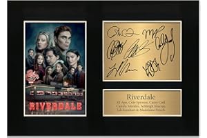 Zulu Image Riverdale Memorabilia Signed by 7 Cast A4 Printed Autograph Photo Reproduction Print Picture Display No19, Black
