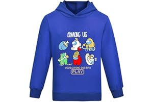 Temolie Juego Among Us Sudadera con Capucha para Niños