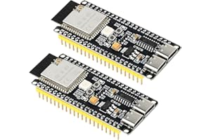 diymore Lot de 2 modules pour ESP32-S3 DevKitC-1 N16R8, pour carte de développement ESP32 S3 1-N16R8 avec WiFi, Bluetooth 5.0, antenne connectable USB C