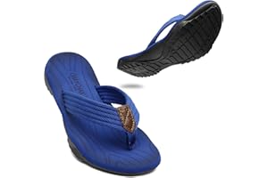 ChayChax Tongs Hommes Souple Sandales de Sports Antidérapante Flip Flops Décontractée Chaussures de Plage et Piscine