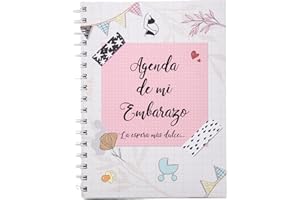 A ARGUVAL EDITORIAL Agenda de Embarazo Semana a Semana - Diario Completo para Todas las Etapas del Embarazo | Ideal para la Futura Madre | Tapas Duras y Encuadernación en Espiral | 96 Páginas, lustraciones Originales