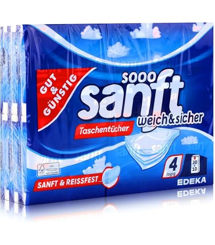 Regina Softis Taschentcher super-soft mit Aloe Vera Lotion, 4-lagig, 30  Stck : Amazon.de: Drogerie & Krperpflege