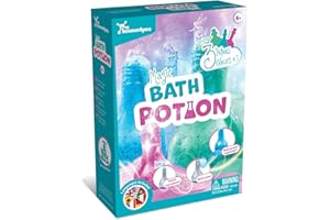 Science4you Potions de Bain pour Enfants +6 – Kit de Fabrication de Potions, Bombes de Bain, Kits Scientifiques Éducatifs, Jouets à Tiges, Cadeau Cosmétique Idéal pour les Filles de 6 7 8+ Ans