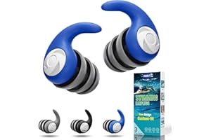 ANANJY Tapones para los Oídos para Natación - 3 Pares de Tapones de Silicona Suave Reutilizables para Nadar, Perfectos para el Surf, el Buceo, la Piscina, la Ducha y Otros Deportes Acuáticos