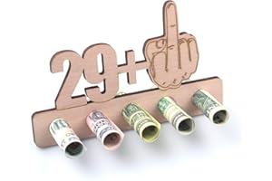 RUOXIXI 30. Geburtstag Originelle Lustig Geldgeschenk Holz 30 Geschenk Mann,Lustig 29+1 Geldgeschenk Deko,Geburtstagsgeschenke Deko Aus Holz,Jubiläum Geburtstagskarte Geschenke für Freunde,Familie