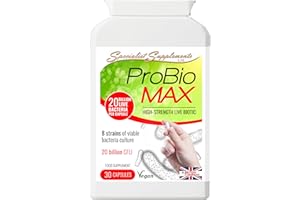 Specialist Supplements ProBio MAX High Strength Probiotics, 30 Capsules