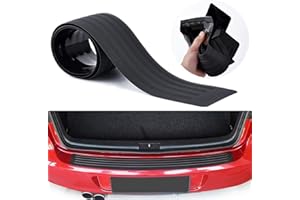 FCQLFYF Protezione Paraurti Posteriore,Striscia Di Protezione Antigraffio In Gomma,Protezione In Gomma Anti-Raschiamento Paraurti,Per Auto Suv Camion(104 * 9cm)…