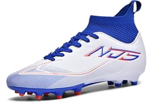 NUTTOPL Zapatillas de Fútbol Hombre Profesionales Atletismo Calzado de Fútbol Zapatillas de Deporte Entrenamiento para Césped Artificial Futbol de Competición