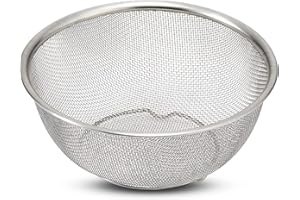 YSAMAX 25 cm Food Grade Stainless Steel Multipurpose Mesh Sieve Basket Topli Juice Galni Strainer Round Shape Liquid Mesh Filter