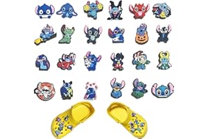 SYKEROUT Set di 48 decorazioni per scarpe per bambini, ciondoli per bambini, ciondoli per scarpe, decorazioni per scarpe dei cartoni animati, ciondoli per bambini,ciondoli per bracciali per bambini bomboniere…