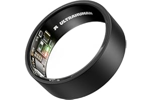 ULTRAHUMAN Ring AIR (Certified Renewed) - Smart Ring Health Tracker, kit di misurazione della prima misura, monitoraggio del sonno, anello intelligente per uomo/donna, fitness tracker (grigio opaco, 9