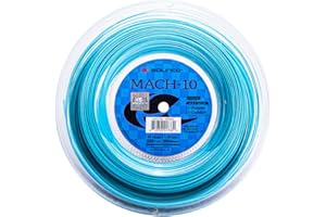 Solinco Mach-10 Co-Polyester Tennis String Reel 656 ft / 200 m – Explosive Power, Superior Feel & Tension Maintenance – CloudFORM Technology, Soft Durable Performance String
