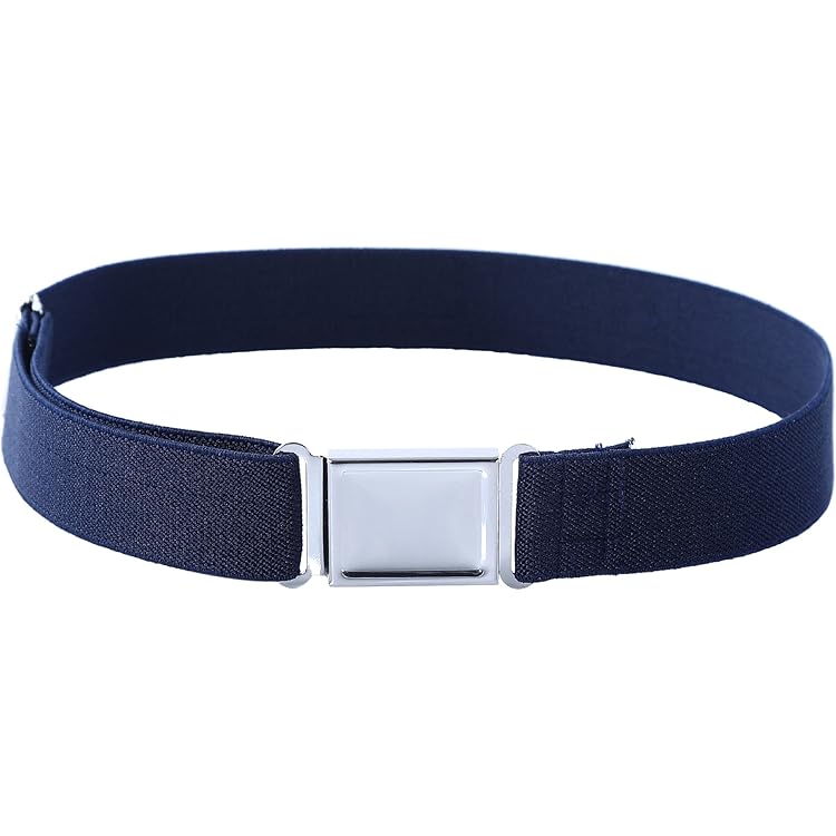 Elastische riem zonder gespen voor jongens - Verstelbare riem zonder gespen Past voor 50-81 cm Onzichtbare elastische riem voor kinderen van 2-15 jaar Jeans