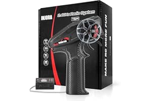 INJORA INT-T6M Cyfrowy pilot zdalnego sterowania mikro nadajnik 2,4 GHz z odbiornikiem 6CH do TRX4M SCX24 RC Car 1/24 1/18(T6M)