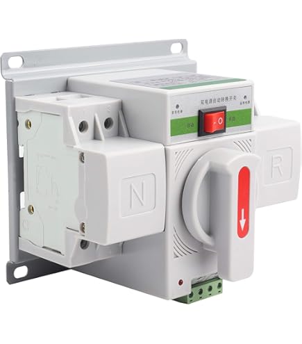 Dual Power Automatische overdrachtsschakelaar, AC 400 V, 4P 63 A, ATS CB, net0-noodstroomschakelaar, automatische noodstroomschakelaar voor gemeentelijke stroom, USV, omvormer, zonne-energie Dual Power Automatische overdrachtsschakelaar, AC 400 V, 4P 63 A, ATS CB, net0-noodstroomschakelaar, automatische noodstroomschakelaar voor gemeentelijke stroom, USV, omvormer, zonne-energie