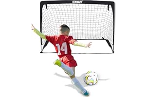ezmove Football Goal Portable Football Net Goals Post for Kids Garden Training Equipment Gifts, Boys Indoor Outdoor Toys