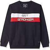 Parx Men's Full Sleeve Regular FIT Dark Blue Casual Sweatshirt