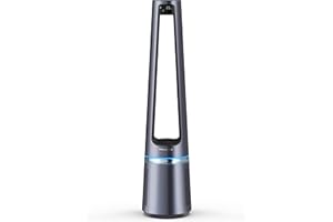 Rowenta Eclipse 2 en 1 QU5030 ventilador purificador sin aspas de 12 velocidades, filtra partículas finas, silencioso, oscila