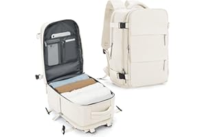 SZLX Torba Kabinowa Ryanair 40x20x25 na Bagaż Podręczny z Kieszenią na Laptopa Plecak Podróżny dla Kobiet Plecak Podróżny Easyjet Bag 45x36x20 Plecak Damski Miejski Wodoodporny Plecak Samolotowy