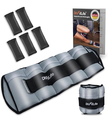 Pesi Per Polsi E Caviglie 2x2.5kg - Cinturino Regolabile Per Allenamento, Crossfit E Fitness - Foto 2