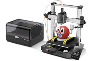 ANYCUBIC Kobra 3 V2 Combo Impresora 3D, Impresión Rápida 600mm/s, Impresión Multicolor hasta 8 Colores, Secado Activo, Autonivelado Mejorado, Impresión Suave,Tamaño de Impresión 255x255x260mm