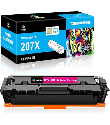 Lot De 2 Toners 207A Compatibles HP Color Laserjet Pro M283fdw, M255dw, Etc. - Avec Puce