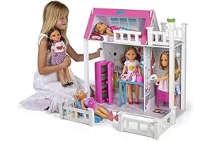 Nancy - Sweet Home, Casa para Muñecas Nancy con Accesorios, para Niños y Niñas a Partir de 3 Años, Multicolor (Famosa 700015130)
