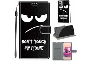 TOMYOU Funda para Xiaomi Redmi Note 10 4G / Note 10S, Libro de Cuero con Tapas y Cartera, PU Cuero Flip Carcasa Fundas Móvil de Tapa Libro para Xiaomi Redmi Note 10 4G / Note 10S