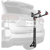 Allen Sports Deluxe 2 Bisiklet Kapasiteli &Ccedil;eki Demiri Montajlı Taşıyıcı, G&uuml;m&uuml;ş/Siyah (522RR)
