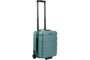 R.Leone Valigia Trolley Bagaglio a Mano 40x30x20cm Wizzair Vueling 2 Ruota in ABS (Verde Salvia, 915 40X30X20cm 2Ruota)