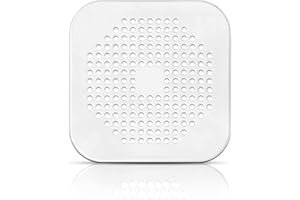 CZ Store Silikonowe Sitko do Zlewu ✮DOŻYWOTNIA GWARANCJA✮ Silikonowy Korek z Sitkiem do Zlewozmywaka, Odpływu Kuchennego, Umywalki - Filtr do Zlewu na Resztki - Gumowe Przyssawki - 14 cm, Biały