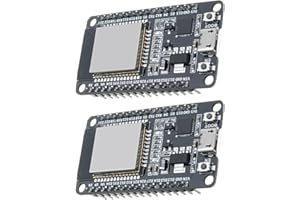 Binghe 2 pezzi ESP con CP2102 Chip Scheda di sviluppo, ESP Moduli ESP WiFi + Bluetooth 2-in-1 Micro Interfaccia CP2102 Microcontrollori 2.4 GHz ESP-WROOM-32 Compatibile con Arduino