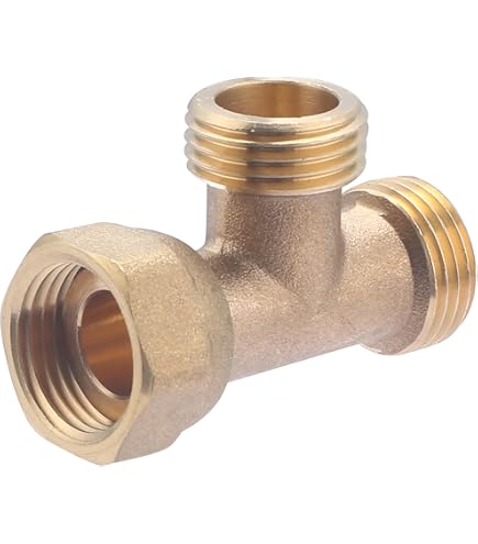 Lot de 4 Manchon égal laiton compression 20 mm pour tuyau polyéthylène, plomberie et l'irrigation