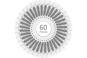 HILPATY Neti Pot - Confezione da 60 pacchetti di sale, 2,7 g x 60 pacchetti salini, confezionati singolarmente, kit per risciacquo nasale per adulti e bambini