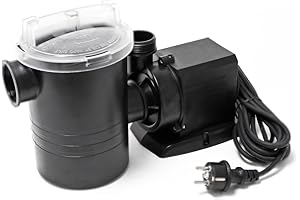 SunSun Pompe piscine CPP-10000F 80 W – Débit 7500 l/h – Hauteur refoulement 7 m – Pompe de filtration et de circulation pour Filtre Eau – Pool Whirlpool Bain remous Jardin