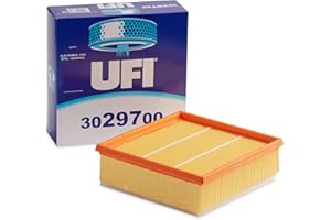 UFI Filters, Filtro Aria 30.297.00, Filtro Aria per Ricambio, Adatto a Auto, Applicabile su Diversi Modelli Abarth, Alfa Romeo, Fiat, Opel e Vauxhall