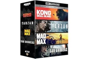 Kong : Skull Island + Tarzan + Mad Max : Fury Road + San Andreas - Coffret 4k Ultra HD [4K Ultra HD]