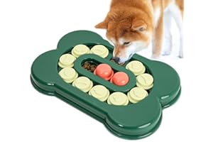 Blanlody Interactive Dog Puzzle Toys for Boredom, Dog Puzzle Feeders for Small, Medium, Large puppy, Treat Dispenser Toys for Gifts, Brain Stimulation for Iq, Slow Feeder (Green)