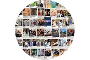 CANVERLENS Film Classico Adesivi vintage 50 pezzi, adesivi in ​​vinile per decorazioni estetiche Cottagecore per Srapbook, laptop, regali retrò per ragazze adolescenti