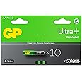 AAA Batteries - Set of 10 | GP Ultra | AAA Alkaline 1.5 V / LR03 Batteries - Long Life