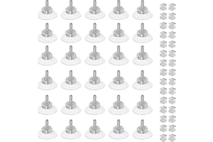 0XBIT Ventosas para Azulejos, 30 Piezas Ventosas con Rosca, con 30 Tuercas, Multifuncional M5 Ventosa Coche, Desmontaje sin Marcas, para Ventanas, Espejos, Azulejos