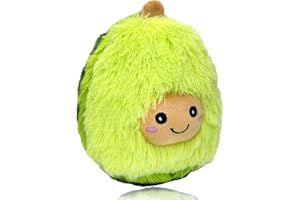 BJPERFMS Peluche Avocat, Peluche Kawaii Avocat, 20CM Mini Oreiller Doux en Peluche, Coussin Avocat, Jouet en Peluche, Mignonne Plush Cadeau d'anniversaire, Plushie pour Bebe Enfants