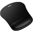 TECKNET Tappetino Mouse con Poggiapolsi, Gaming Mouse Pad Ergonomico con Memory Foam, Tocco Morbido e Impermeabile, Tappetini