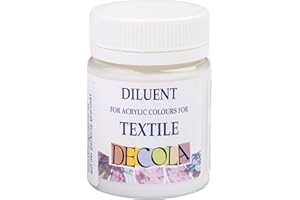 Decola - Pouring medium para Colores Textiles | 50ml Disolvente para pintura para tejidos | Hecho en por Nevskaya Palitra