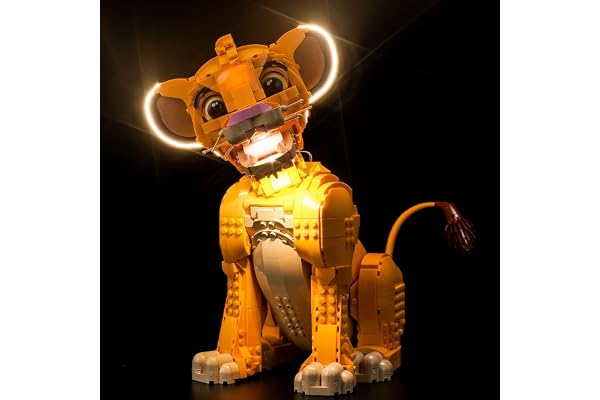 Ensemble de lumières LED pour Lego 43247 Disney Simba, le jeune Roi lion (Lego non inclus), version standard