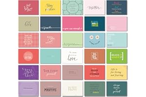 ARCS TRADING Pantone Lot de 30 cartes d'affirmation positive - cadeaux de positivité élégants pour les étudiants de la part des enseignants, les femmes, les hommes et les adolescents - cartes pour la santé mentale